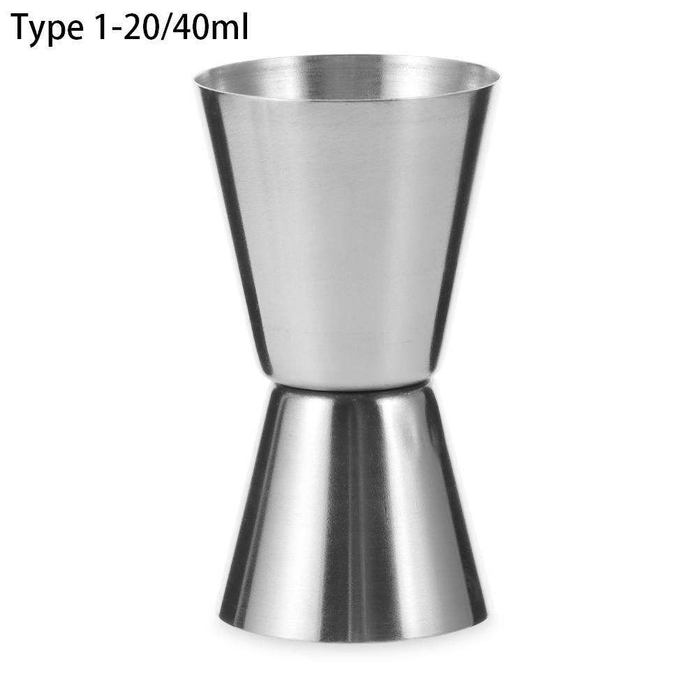 15/30ml or 25/50ml Cocktail Bar Jigger Design Japanese Stainless Steel Measuring Cup Jigger Double Spirit Bartender Kitchen Gadg