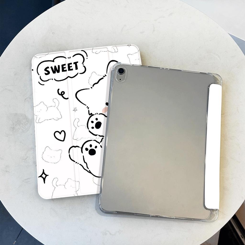 Чехол для iPad Line Cat для iPad Air 5 Air 4 10.9 Pro 11 2-го 3-го 4-го Ipad Mini6 8.3 Air 2/3 10.5 10.2 7-го 8-го 9-го Поколения 10-го Funda