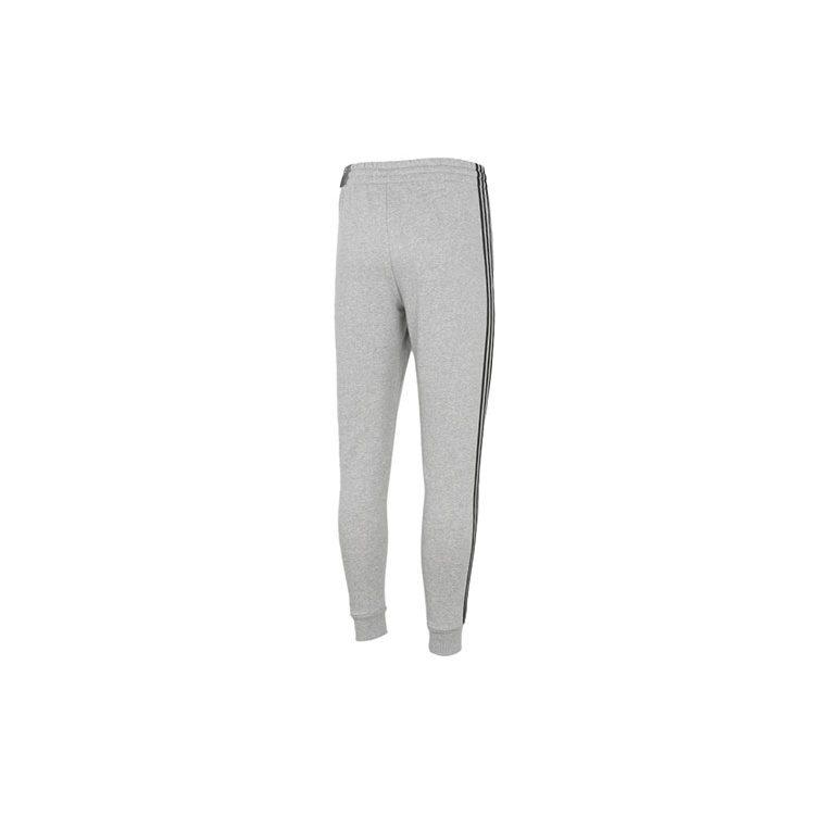 Adidas Knitted Sweatpants Men's Gray Thickened Cuffed Pants GM1091