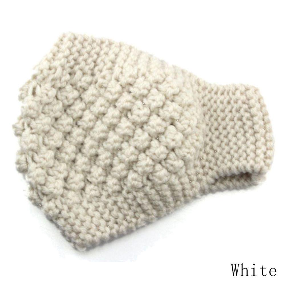 Подарочный тюрбан, аксессуары для волос, вязаная шерстяная повязка на голову для девочек, эластичная повязка для волос, связанная крючком