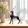 Deer Figurine Resin Sculpture for Home Display, Reindeer Ornament Living Space