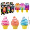 Декорация в виде мороженого для снятия стресса, Nice Cream Cone Surprise, Сжималка для вечеринки, Подарки, Украшения