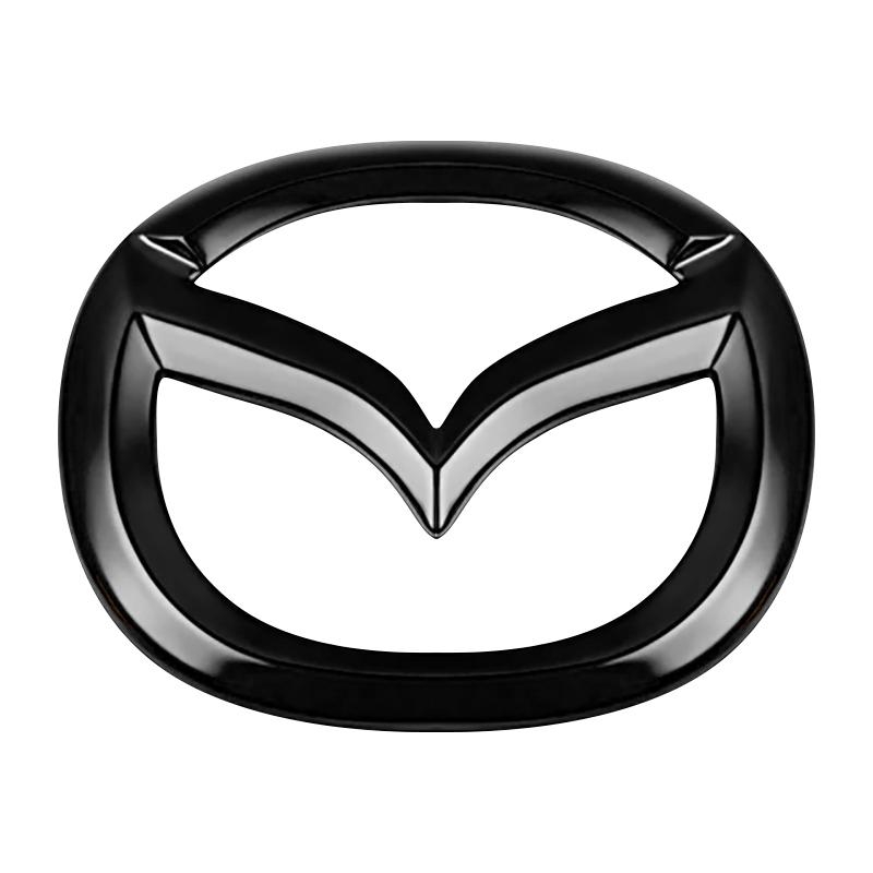 Для Mazda 6 3 CX5 5 2 323 CX7 Demio Atenza Axela MX30 CX30 CX3 CX9 RX8 RX7 ABS Наклейка на центр рулевого колеса автомобиля Аксессуары