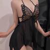 Комплект кружевной сорочки-топа Pure Desire Больших размеров - Соблазнительное кружевное белье 'Бабочка'