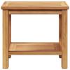 Coffee Table with Storage Brown 50 x 35 x 45 cm Solid Teak Wood