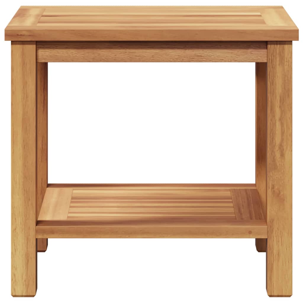 Coffee Table with Storage Brown 50 x 35 x 45 cm Solid Teak Wood