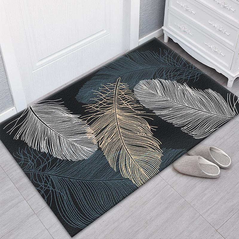Ковер Современный и минималистский коврик для двери в гостиную и ванную комнату, коврик для входа