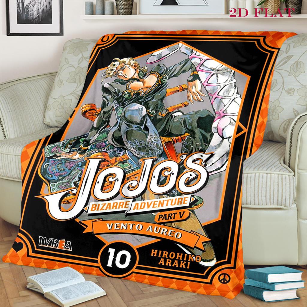 Jojo's Bizarre Adventure: Diamond Unbreakable blanket blanket Suitable for all seasons Digital printing bedroom Machine washable
