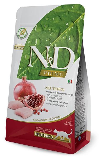 Farmina N&D Prime Cat Neutered Chicken & Pomegranate