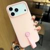 Конфетный цвет 2 в 1 Силиконовый чехол для телефона для iPhone 17 16 15 14 13 12 11 Pro Max Air X XS XR 7 8 Plus 16e Ударопрочный чехол с ремешком