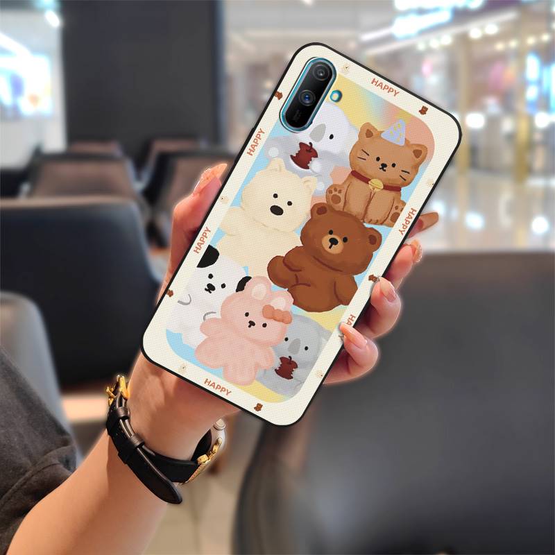 Противоударный чехол для телефона с граффити для OPPO Realme C3/C3i/Narz N10A, силиконовый мягкий чехол, водонепроницаемый, милая задняя крышка, противоударный