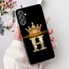 Чехол для Samsung Galaxy S24 FE S24 Plus Новый Чехол с Буквами Короны Мягкий Тонкий Чехол для Телефона Для Samsung S24 Ultra S 24 S24+ S24FE Корпус