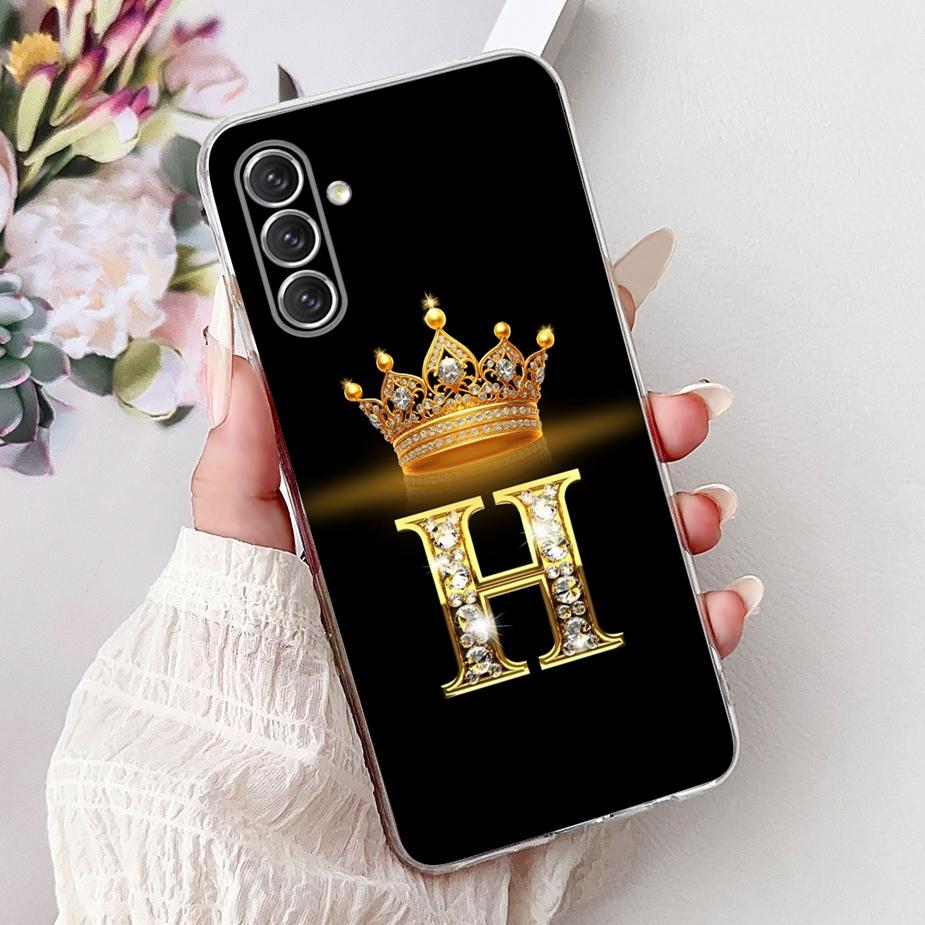 Чехол для Samsung Galaxy S24 FE S24 Plus Новый Чехол с Буквами Короны Мягкий Тонкий Чехол для Телефона Для Samsung S24 Ultra S 24 S24+ S24FE Корпус