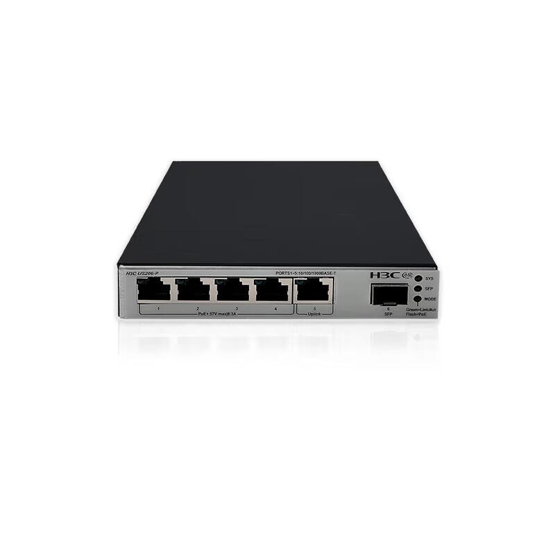 H3C US206-P 6-Port Gigabit Web-Managed PoE Switch