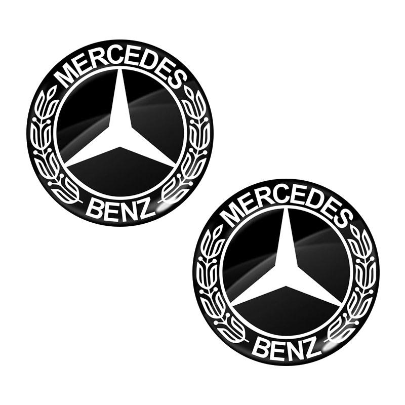 14mm Car Key Emblem Stickers Auto Control Key Logo Decals For Mercedes Benz E260 E200 E300 W205 W212 W166 W176 W242 S212 X166