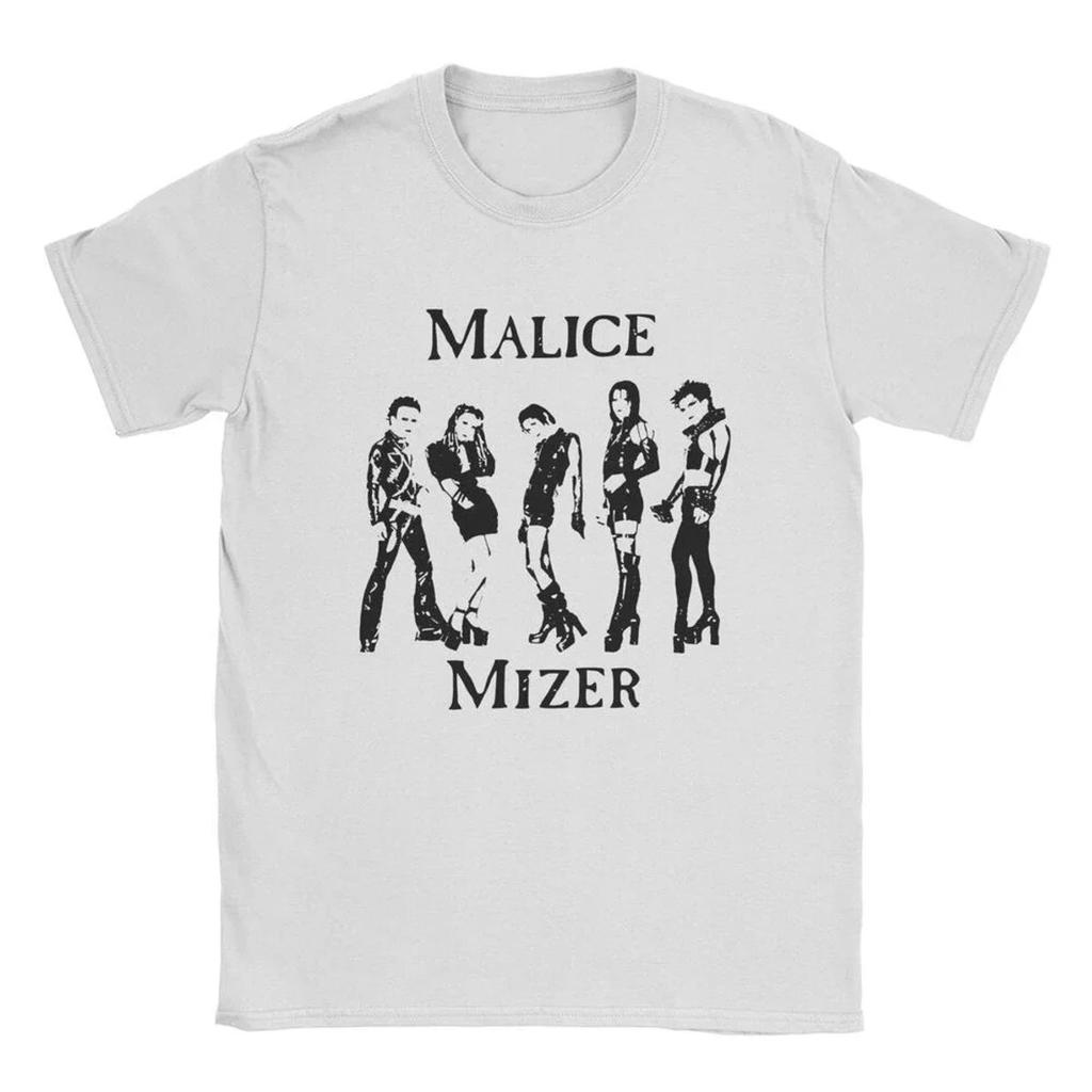 Летняя мода 2026 Модная футболка Мужчины Женщины Винтажный топ Malice Mizer Певец группы Винтажные футболки Круглый вырез Рок-музыкант Футболки с коротким рукавом Мерч