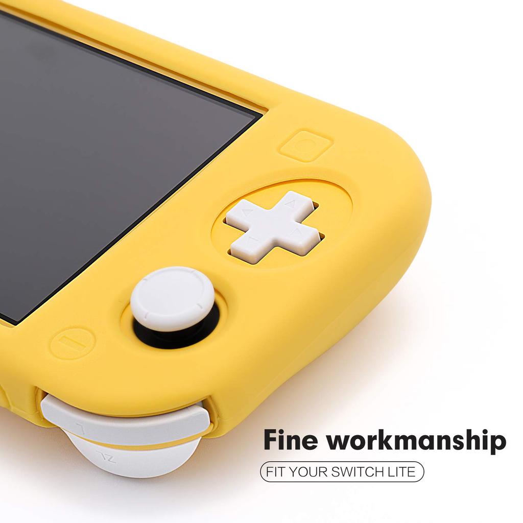 Grip case for Nintendo Switch Lite Silicone case for Nintendo Switch Lite Yellow