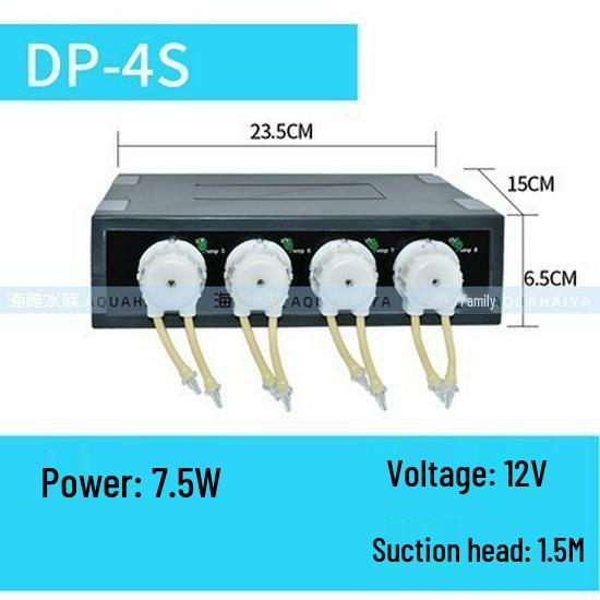 Jebao DP2/3/4 Автоматический перистальтический дозирующий насос для морской воды Расширение (DP3S/DP4S)