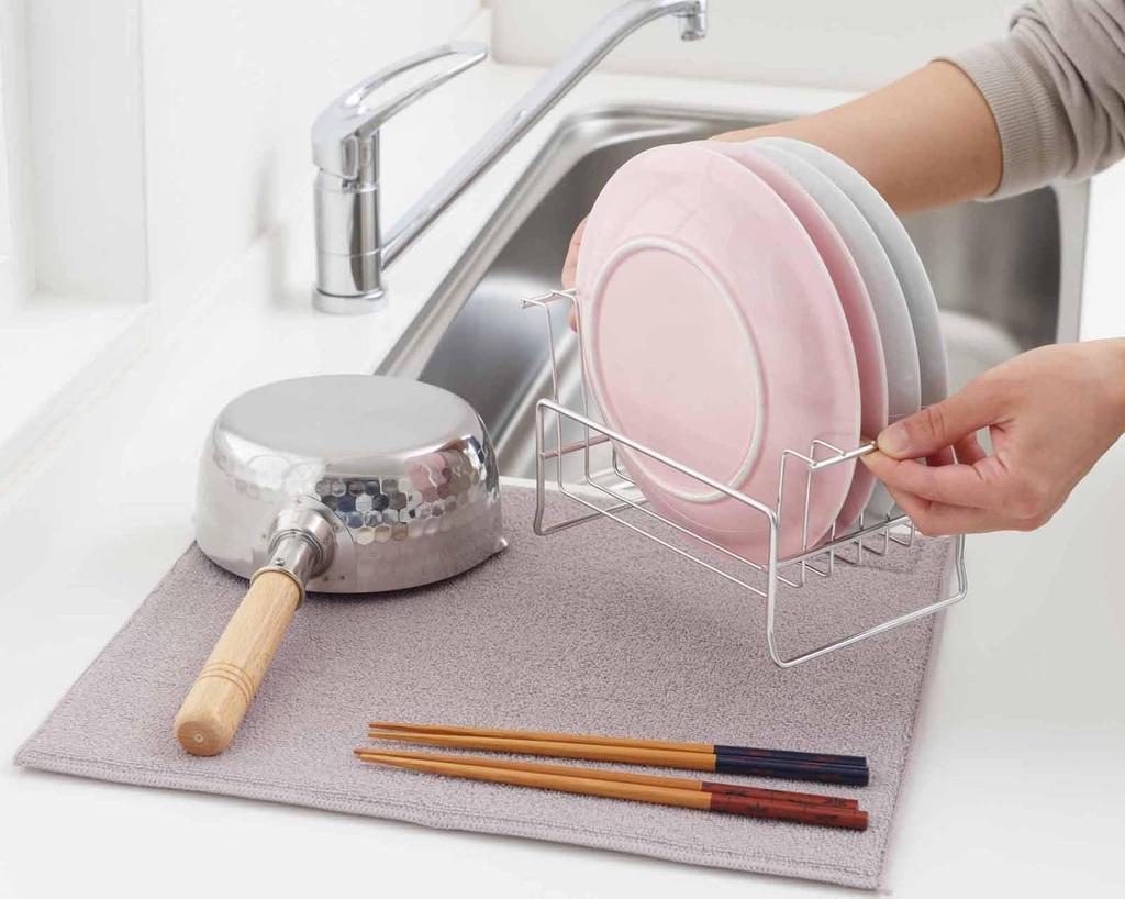 Yoshikawa Тарелка Тарелка Сделано в Тарелку для Средней Тарелки Кухонная Корзина Сушилка, Сушилка, Япония, Унифицировать, Сушилка, Тарелки, 1306225, Сушилка, Корзина, Кухня,