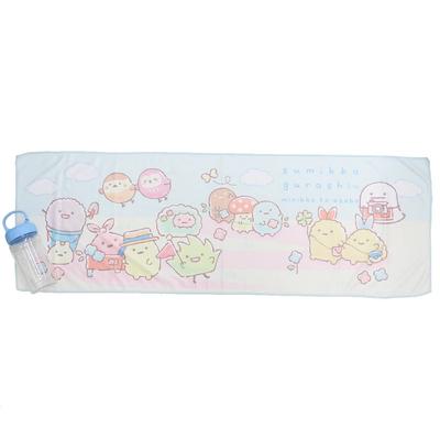 Полотенце Sumikkogurashi для охлаждения бутылок, полотенце для лица Minikko [Охлаждающее лето] / San-X