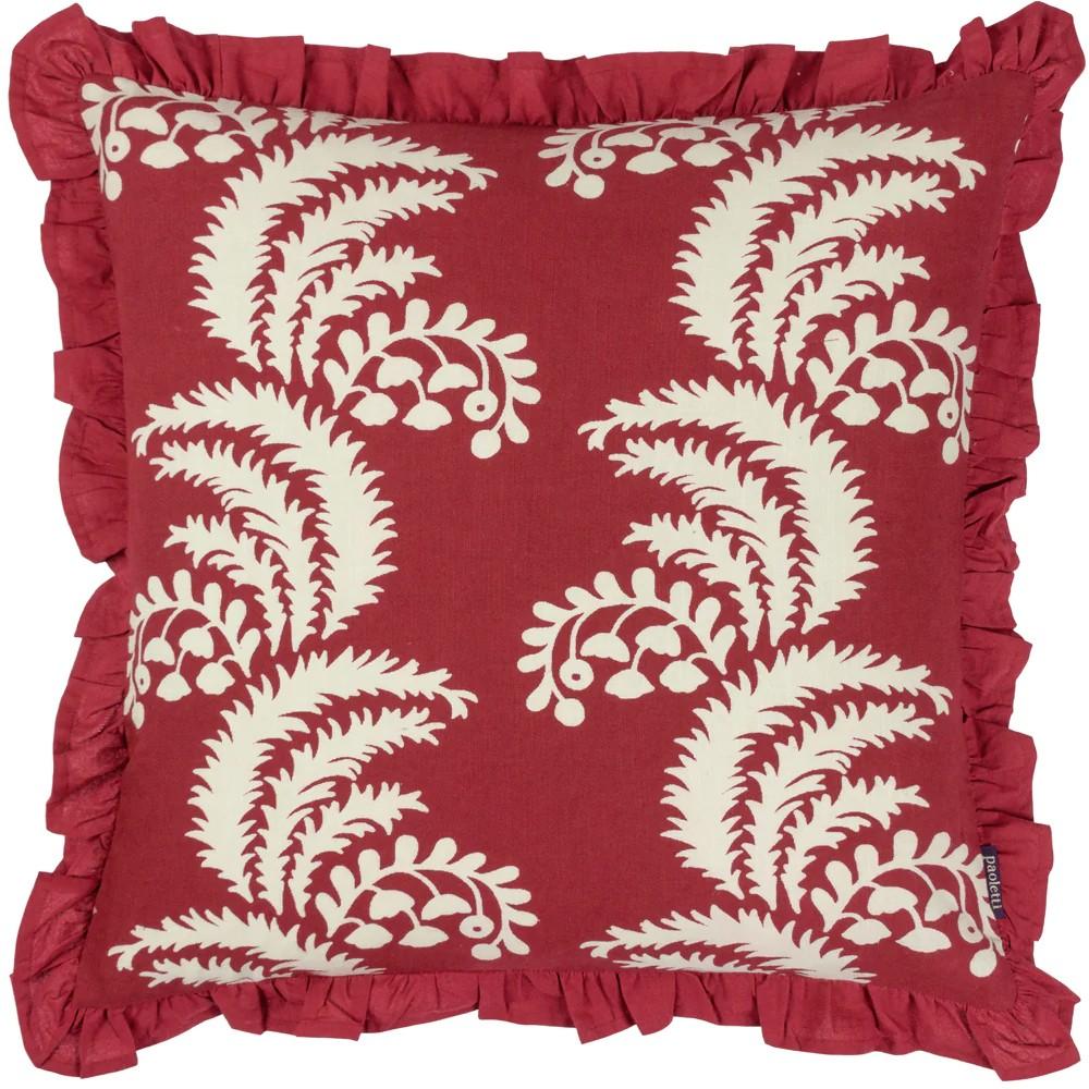 Paoletti Montrose Pleated Floral Cushion Cover