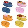 With Lid Sauce Seasoning Containers Silicone Food Snack Boxs Snack Containers  Travel Office School