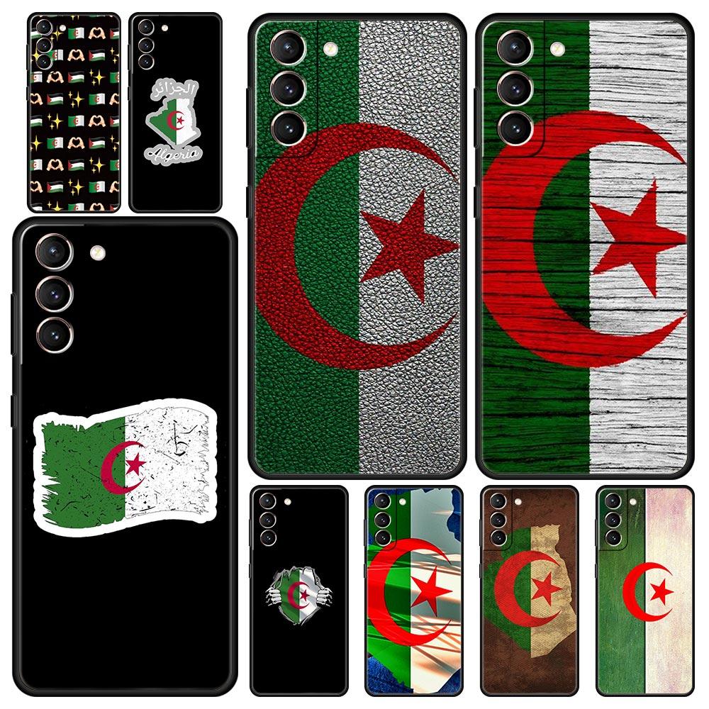 Чехол для телефона с флагом Алжира для Samsung Galaxy S24 S23 Ultra S22 S21 S20 FE 5G S10 S10E S9 Plus S8, мягкий силиконовый черный чехол-бампер