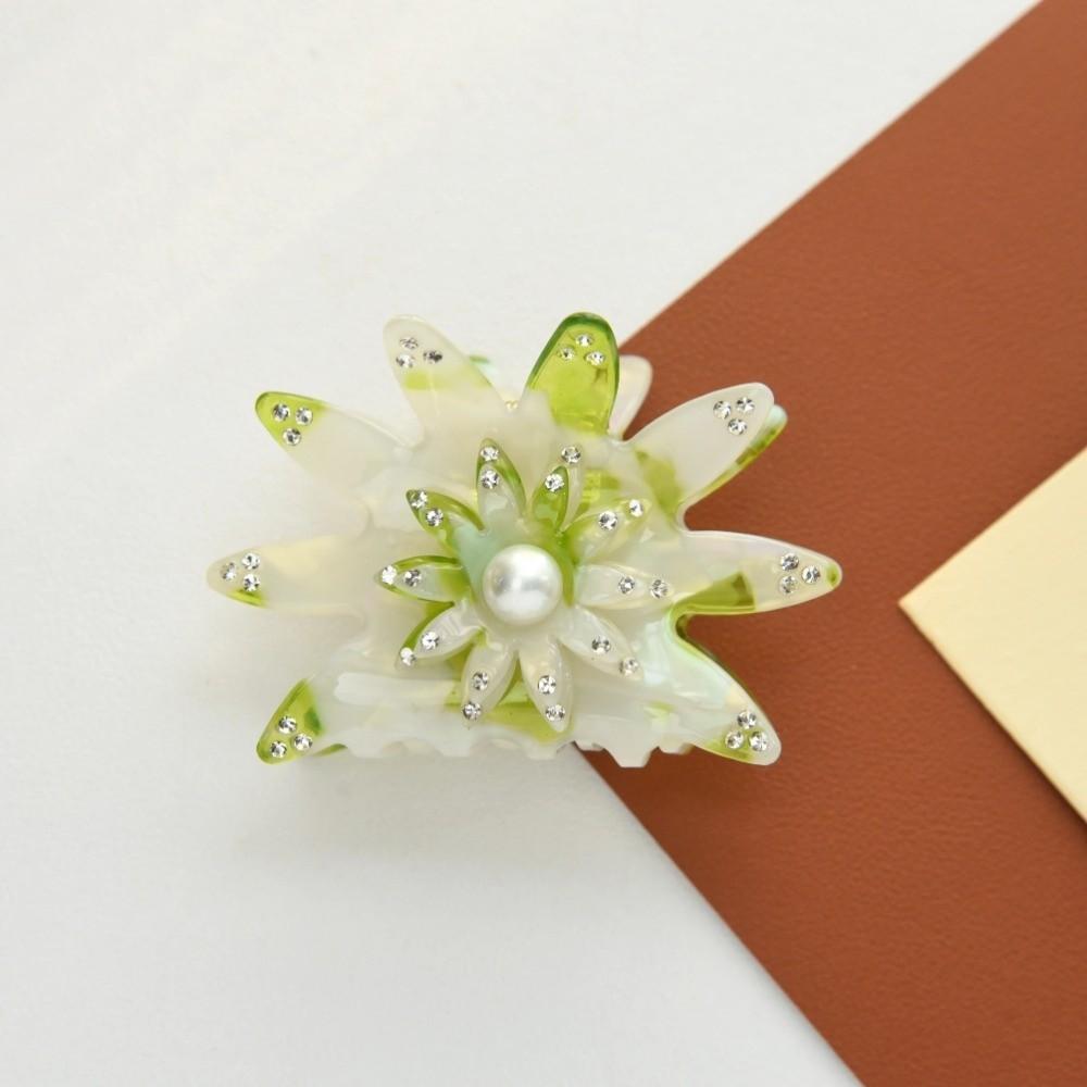 Rhinestone Sunflower Hair Claw Classic Hair Accessories Trendy Hair Claw Clips  For Women