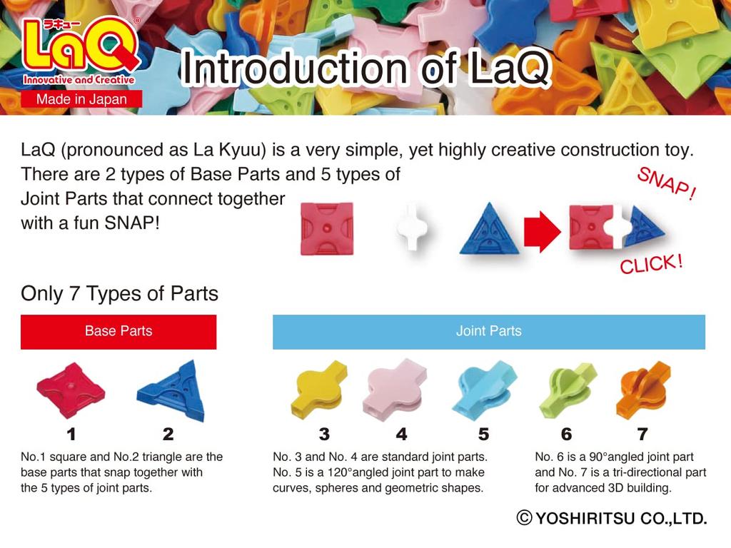 Yoshiritsu LaQ Basic 400Первый набор L007940