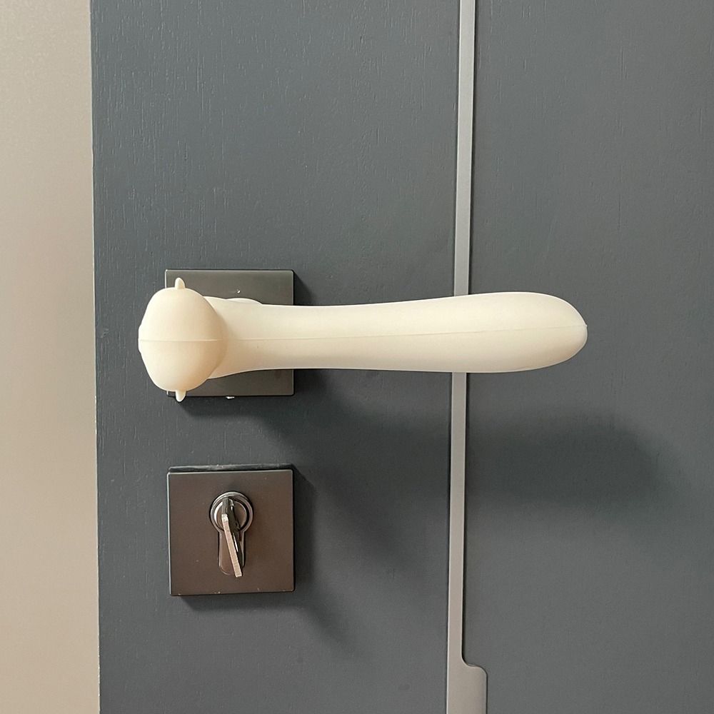 Противоударный чехол для дверной ручки, силиконовая защитная накладка, переносной чехол для дверной ручки, украшение для дома