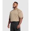 Gymshark Футболка HeavyweighT LifeStyle Brown A2b9p Nc0s