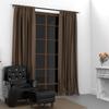 Home Decoration, 0.63Inch Iron Spliced Black Curtain Rods/Roman Rods, Transparent Crystal-Style Decorative Heads, Curtain Rod Br
