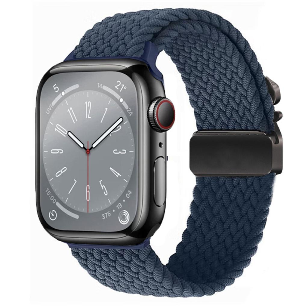1Pcs Nylon Apple Watch Strap for Apple Watch S10 46mm 42mm Ultra 2 49mm 44 45 41 40 38mm Band for IWatch 10 9 6 5 SE 7 8 4 3 Smart Watch Accessories