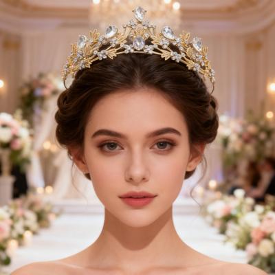Новая Хрустальная Корона-ободок для Головы для Взрослых и Детей Женщин Девочек Головной Убор Украшения для Волос на Выпускной Свадебную Вечеринку Свадебные Украшения для Головы Аксессуар