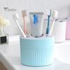 Полка для хранения зубных щеток, универсальный держатель для зубной пасты, дизайнерские сетки, органайзер для кистей для макияжа, аксессуары для ванной комнаты