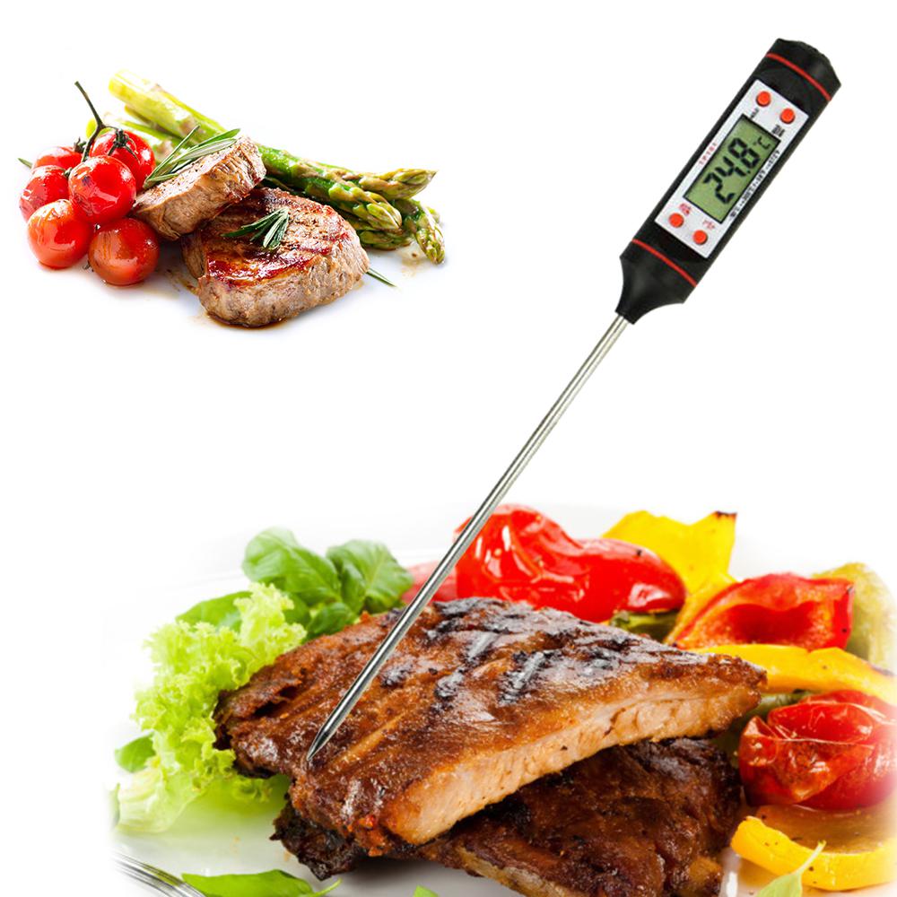 Kitchen Food Baking Digital Thermometer Electronic Probe Type Digital Display Liquid Grill Thermometer