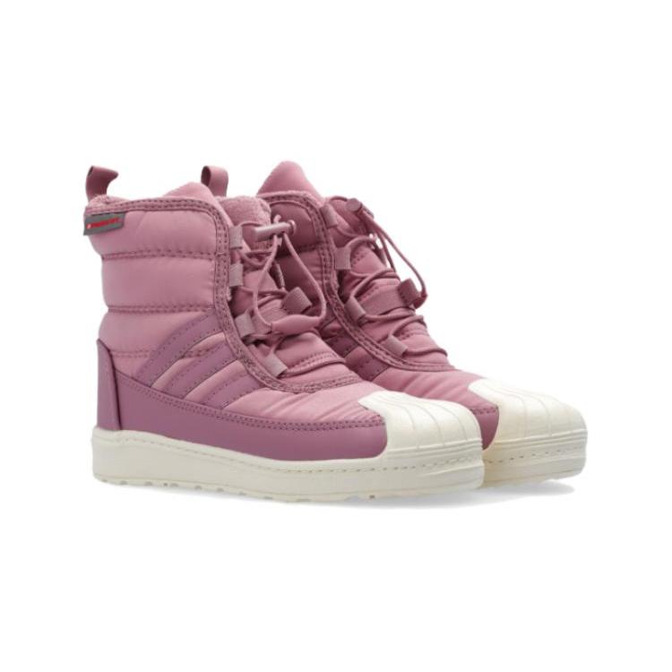 adidas Оригиналы SUPERSTAR 360 2.0 Амортизация Устойчивые к истиранию Термостойкие Высокие Детская Повседневная Обувь Орхидея Фиолетовый ID9726