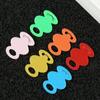 Multicolor Organizer Tags Label Topper Key Holder Key Identifier Key Cap Covers Keyring Rings