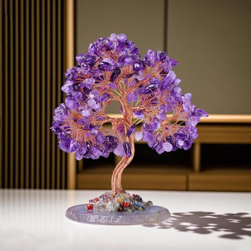 Elegant Crystal Lucky Tree Decoration To Attract Wealth and Positive Energy for Desks and Living Room