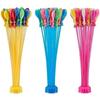 Set of 111 Water Balloons with Tap Adapter Quick Fill Self-Sealing for Children