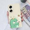 Чехлы для Oppo A15 A1K A7 A35 A55 A1 A52 A11 с милым рисунком динозавра, мягкий, гладкий, жидкий силикон, высококачественный чехол против отпечатков пальцев для Oppo Capa