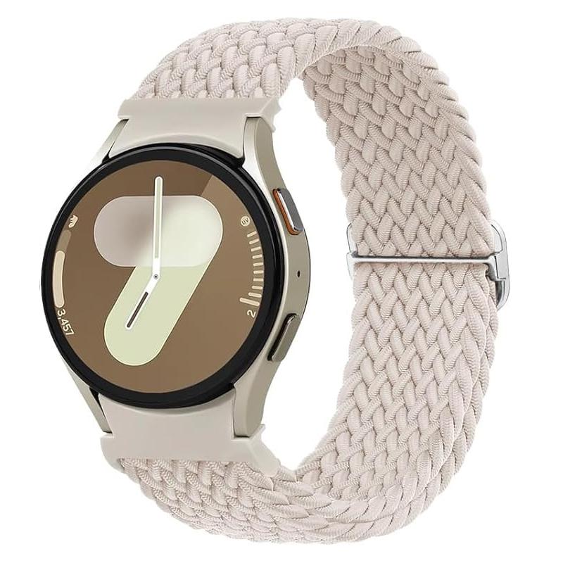 Ремешок для Samsung Galaxy Watch 7 FE 5 Pro 4 6 classic 44 мм 40 мм Без зазоров Плетеный спортивный браслет на запястье correa Galaxy Watch 7 Ремешки
