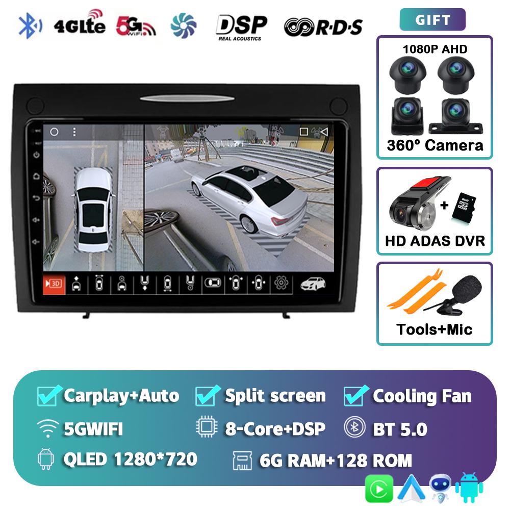 Android 14 автомобильное радио для Mercedes Benz SLK class R171 SLK200 SLK280 SLK300 2000-2011 GPS навигация мультимедийный проигрыватель стерео DSP