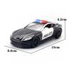 Aston Martin 132 Alloy Car Model Police Car With Sound Light For Collector
