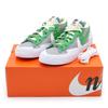 DD1877-001 sacai Blazer Low Классический Зеленый Средне-Серый Белый Синий (Мужской)