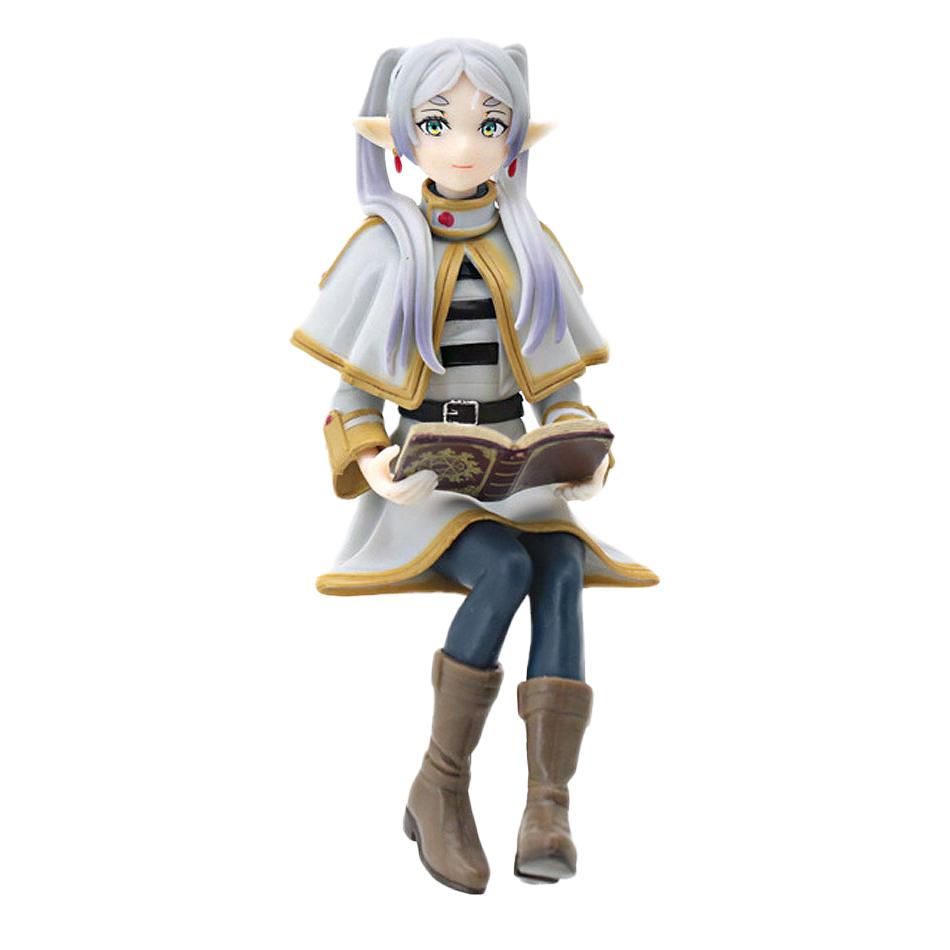 14 СМ Стопор для лапши Sousou Frieren Фигурка аниме-девушки Beyond Journey End Игрушки-экшены Коллекционная модель Кукла с позой Артикулированная Масштаб Детальная