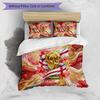 England Football Printed Bedding 3 Piece Set Cozy Breathable Bed Cover Set as Housewarming Holiday Gift