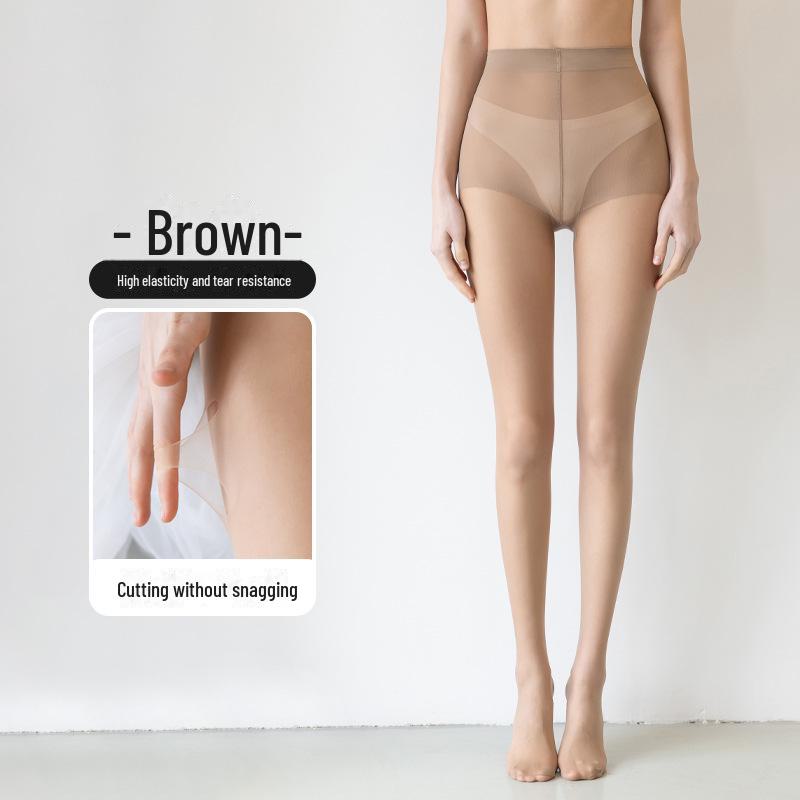 Ультратонкие невидимые черные чулки для женщин, весна/лето, телесного цвета, больших размеров