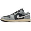 Jordan Air Jordan 1 Abrasion Resistant Low top Vintage Basketball Shoes Men's Black Green HQ2010-012(Team96-)