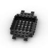MOC 1 шт. 3385 Основа 6x12x1 с углублением 5x6 в центре Набор строительных блоков Компонент для транспортных средств с отверстиями Кирпичики Частица Игрушка Подарок для детей
